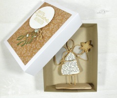 Papierkordelengel als individuelles Geschenk