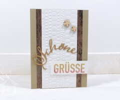 Schöne Grüße - zweifarbig