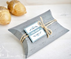 Pillowbox mit eigenem Designpapier