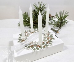 Adventskranz to go mit Anleitung